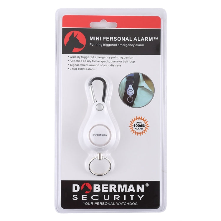 DOBERMAN Key-chain Personal Security Alarm Pull Ring Triggered Anti-attack Safety Emergency Alarm DOBERMAN Key-chain Personal Security Alarm Pull Ring Triggered Anti-attack Safety Emergency Alarm